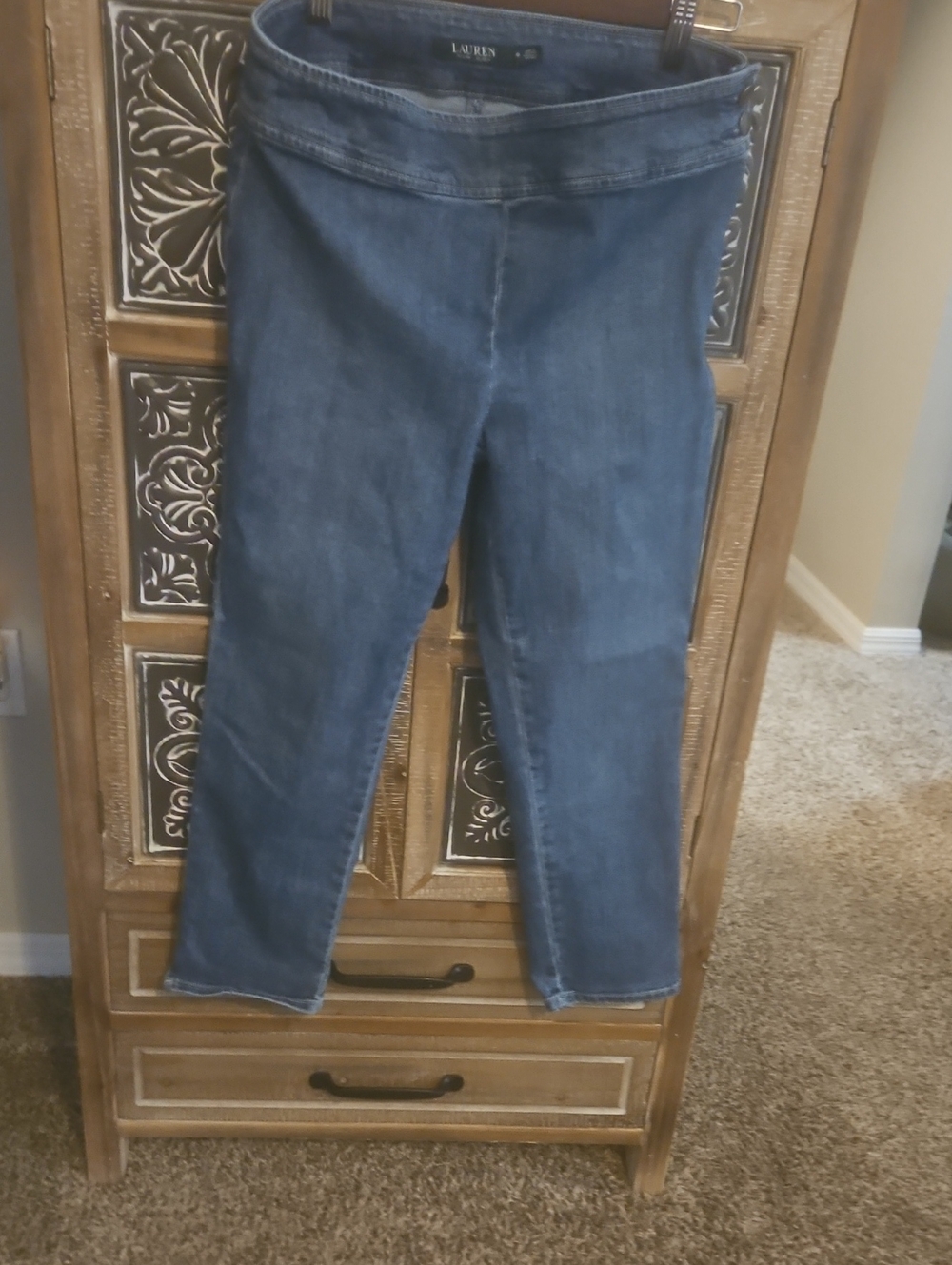 Lauren Ralph Lauren Dark Blue Stretch Jeggings